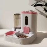 Home Pet Cat Dog Removable Automatic Feeding Water Dispenser